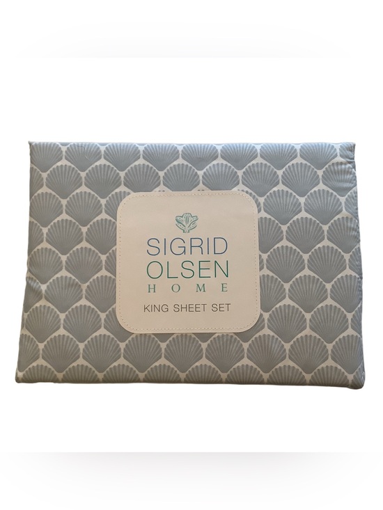Sigrid Olsen Other - Sigrid Olsen Scallop Shell Seashell King Sheet Set New